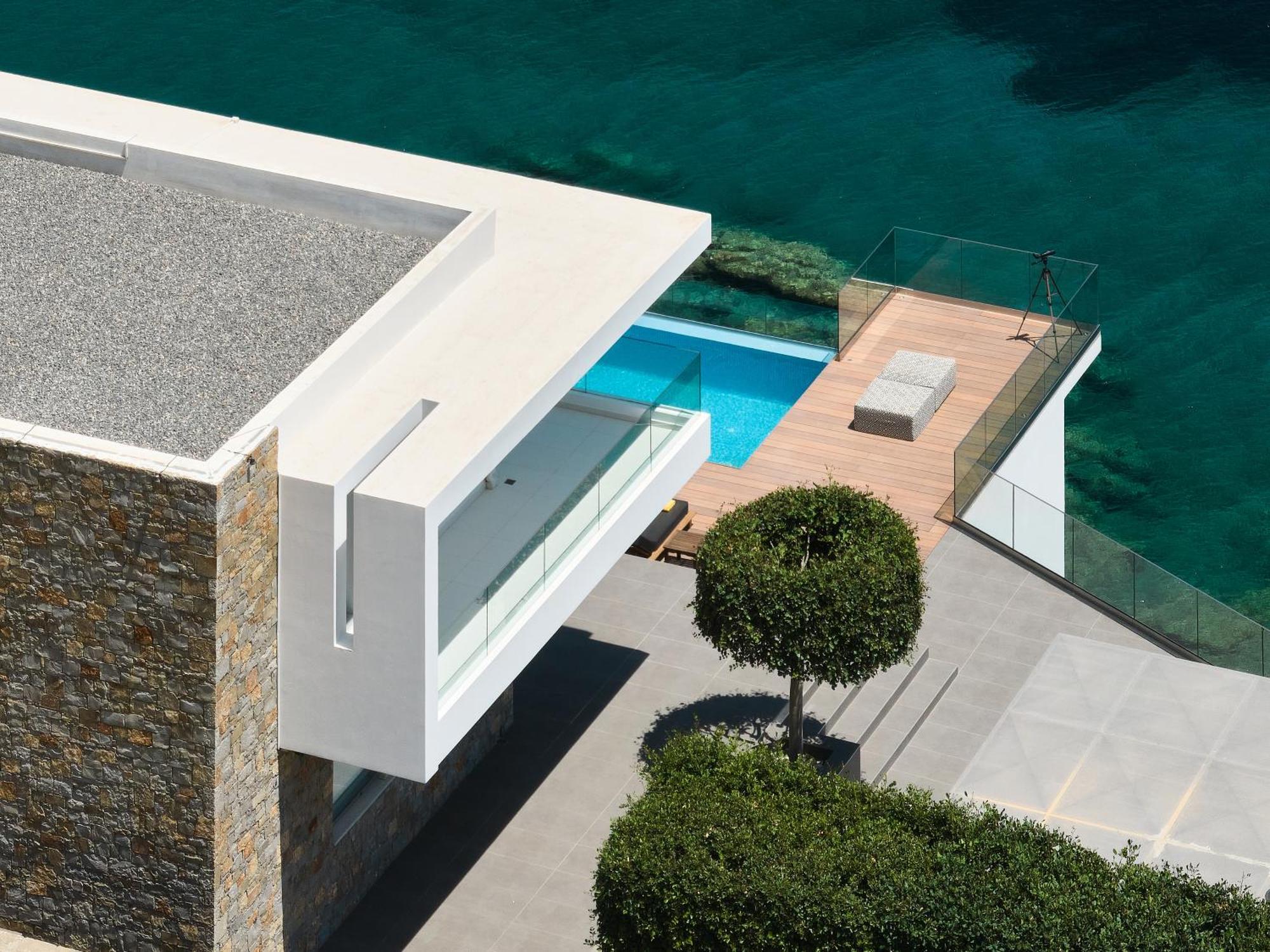 Beachfront Villa In Crete - Epavli Luxury Villa Agia Pelagia  Exterior foto