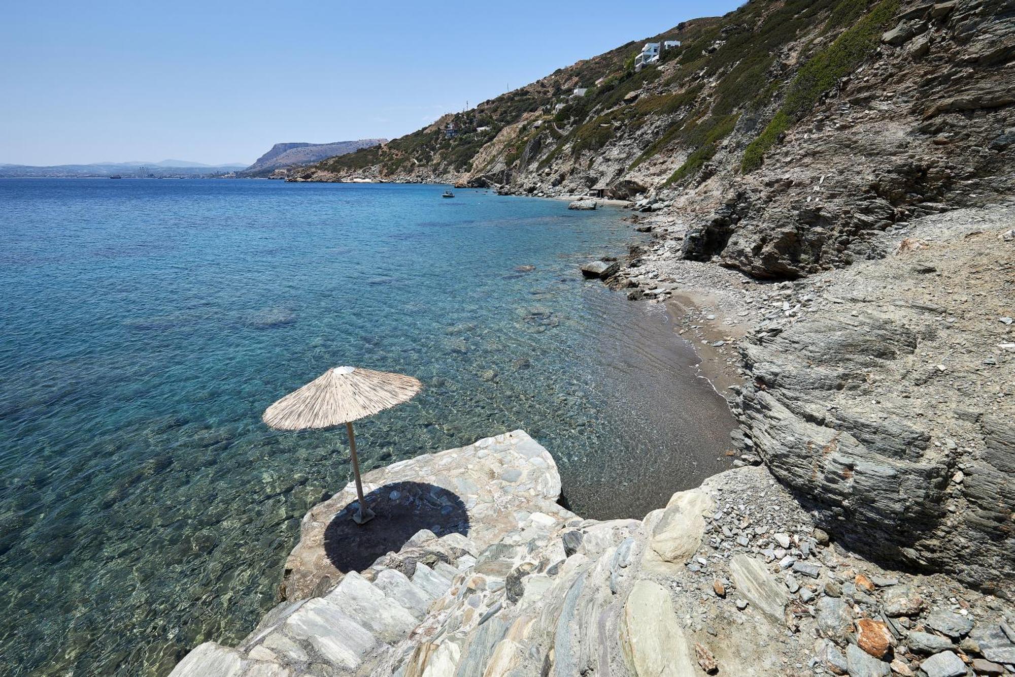 Beachfront Villa In Crete - Epavli Luxury Villa Agia Pelagia  Exterior foto