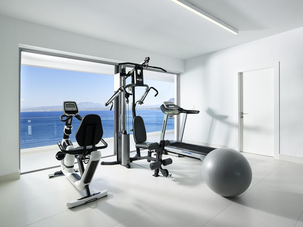 Beachfront Villa In Crete - Epavli Luxury Villa Agia Pelagia  Exterior foto