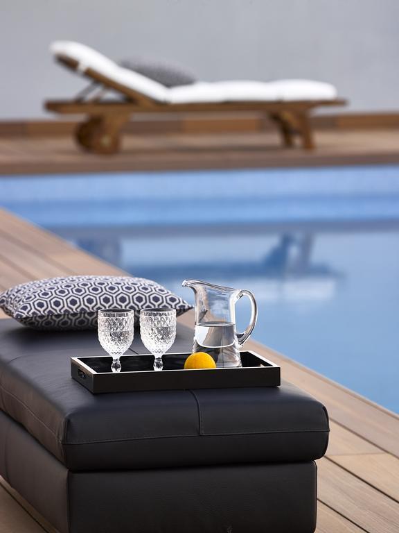 Beachfront Villa In Crete - Epavli Luxury Villa Agia Pelagia  Exterior foto